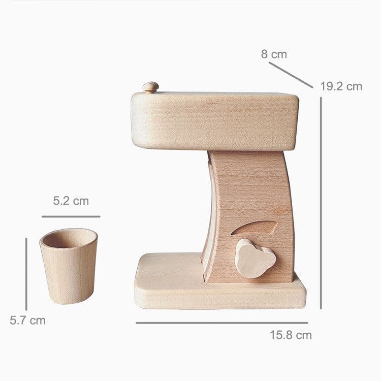 image-Beech Coffee Machine Children Play House Kitchen Toys