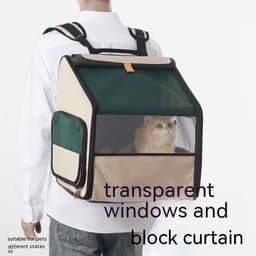 image-Large Capacity Expansion Backpack For Pets
