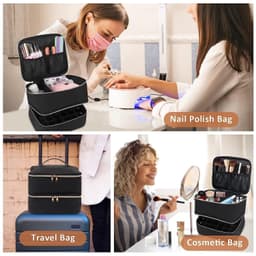 image-Nail Polish Cosmetic Bag Storage Bag