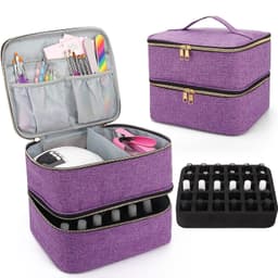 image-Nail Polish Cosmetic Bag Storage Bag