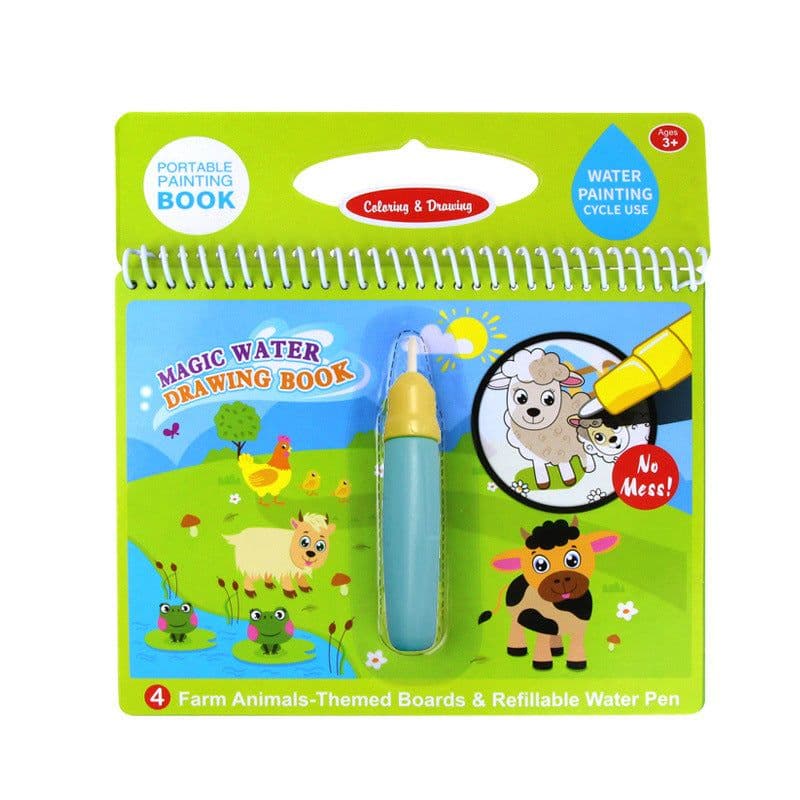 image-Children's Picture Books Water Painting Can Be Used Repeatedly With Clear Water Sketch Book Kindergarten Painting Water Album Eight Bags