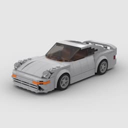 image-MOC-74341 Vehicle Series Building Blocks Porsche Racing Car Parts Puzzle