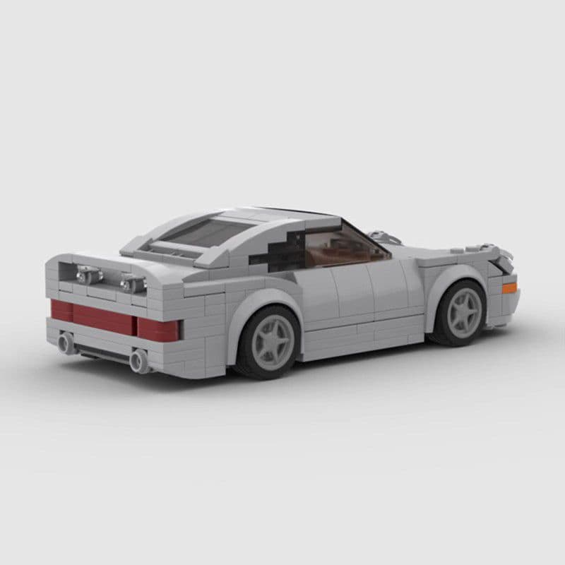 image-MOC-74341 Vehicle Series Building Blocks Porsche Racing Car Parts Puzzle