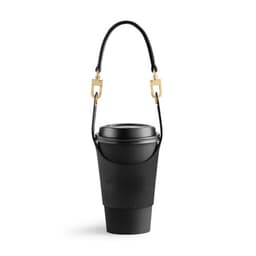 image-Leather Portable Cup Cover Portable Milky Tea Cup Heat Insulation Insulation Hot Bag