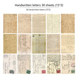 image-30 Pieces Diary Newspaper Decoration Scrapbook Material Paper