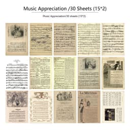 image-30 Pieces Diary Newspaper Decoration Scrapbook Material Paper