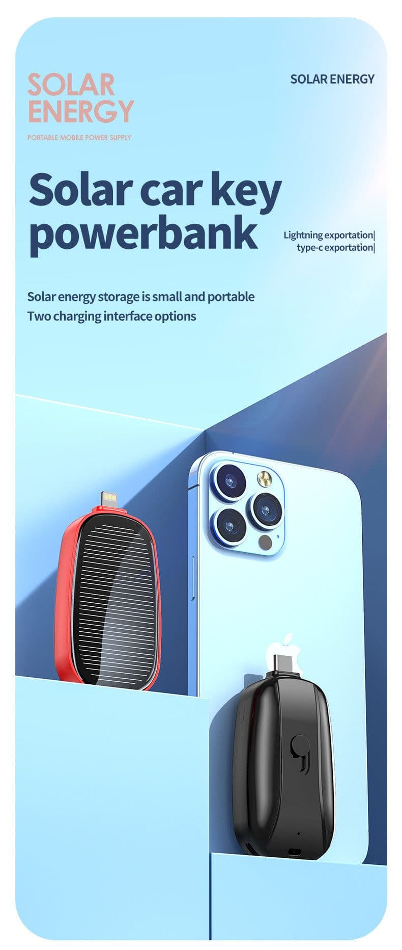 image-Mini Emergency Solar Charging Unit Portable Wireless Power Supply