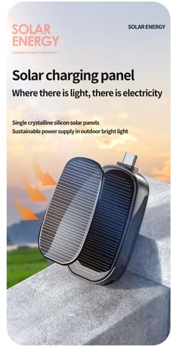image-Mini Emergency Solar Charging Unit Portable Wireless Power Supply