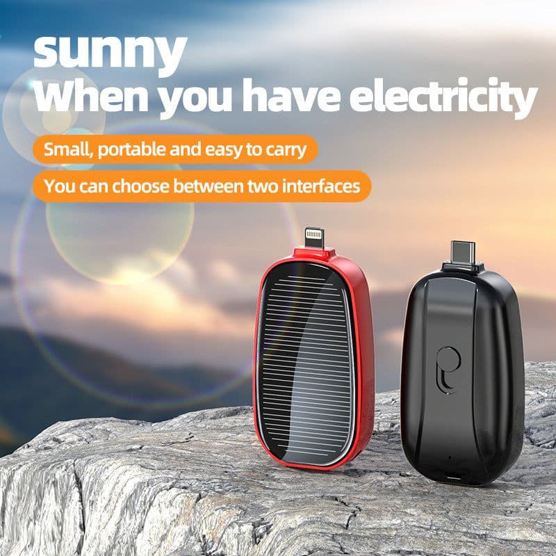 image-Mini Emergency Solar Charging Unit Portable Wireless Power Supply