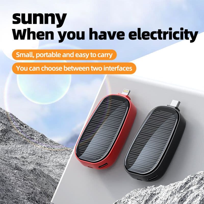 image-Mini Emergency Solar Charging Unit Portable Wireless Power Supply