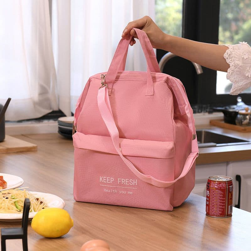 image-Aluminum Foil Thickening Warm Waterproof With Rice Sholder Bag