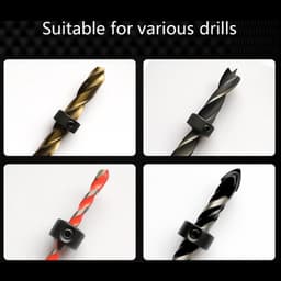 image-3-16mm Woodworking Auger Bit Fixed Depth Regulator