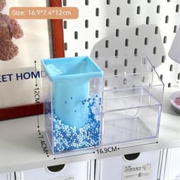 image-Student Large Capacity Desk Stationery Cute Girl Makeup Brush Holder