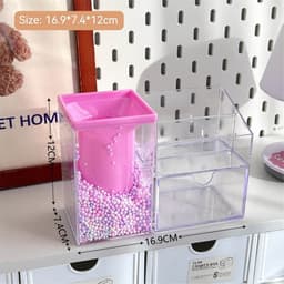 image-Student Large Capacity Desk Stationery Cute Girl Makeup Brush Holder