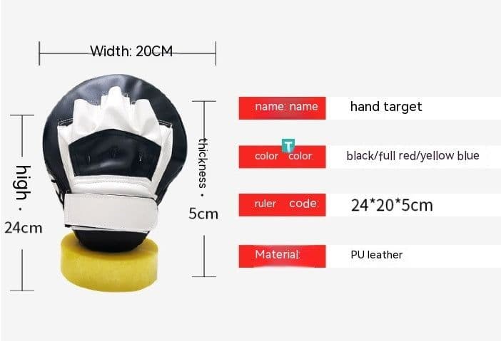 image-Boxing Target Taekwondo Muay Thai Target Foot Target Sanda Fight Martial Arts Training Equipment Protective Gear