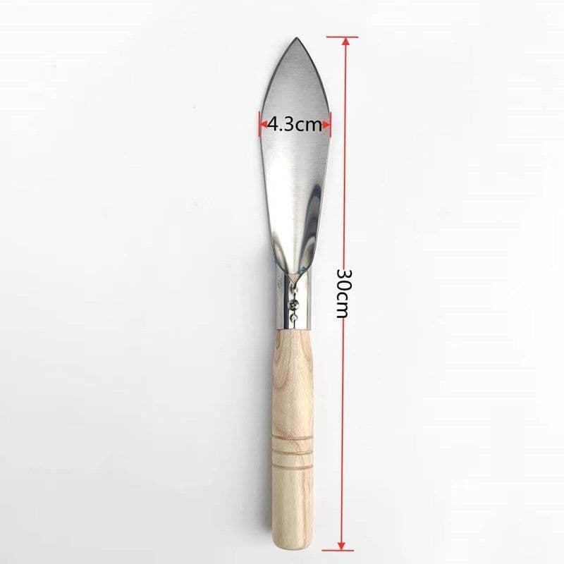 image-Garden Household Wooden Handle Shovel Potted Plant Sea Pine Soil Gardening