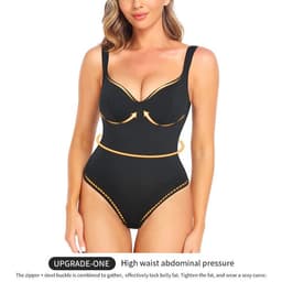 image-Jumpsuit Shapewear Sports Wear-free Bra