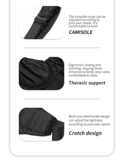 image-Jumpsuit Shapewear Sports Wear-free Bra