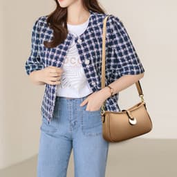 image-Simple Fashion Special-interest Saddle Crossbody Bag