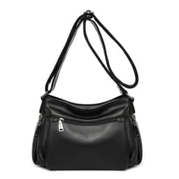 image-Pleated Simple One-shoulder Women's High Quality Crossbody Bag