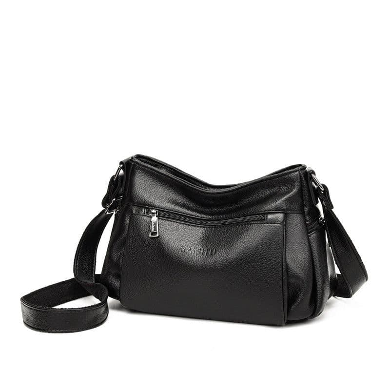 image-Pleated Simple One-shoulder Women's High Quality Crossbody Bag