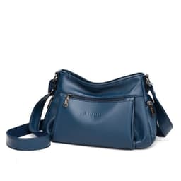 image-Pleated Simple One-shoulder Women's High Quality Crossbody Bag