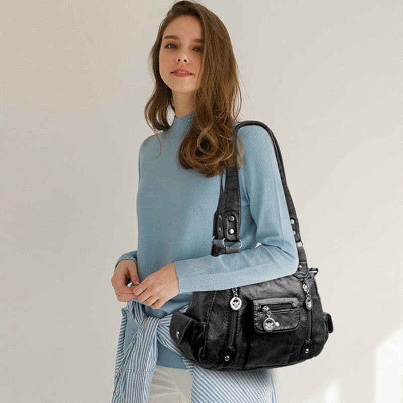 image-Retro Trendy Fashion One-shoulder Crossbody Bag