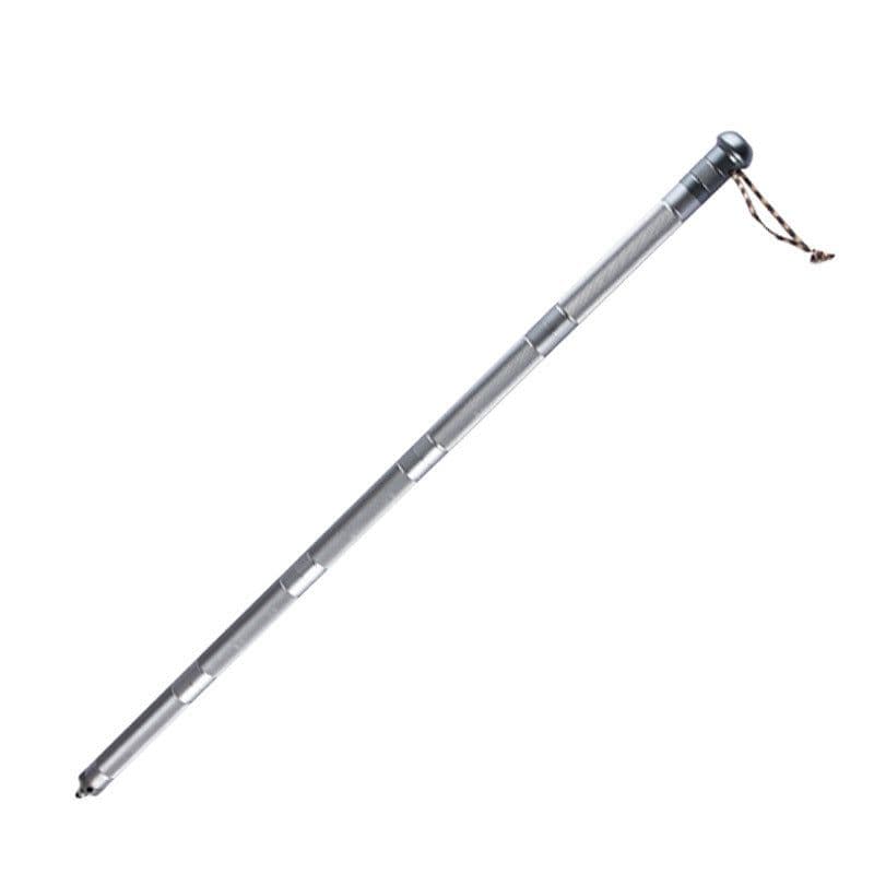 image-Outdoor Folding Self-defense Survival Walking Stick Equipment Outdoor Hiking Multifunction Trekking Poles