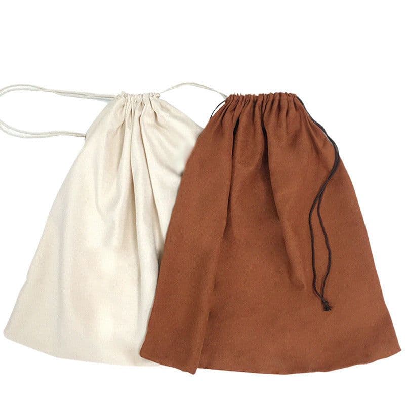 image-Luxury Dustproof Suede Drawstring Bundle Buggy Bag