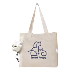 image-Pet Portable Outing Canvas Print Handbag