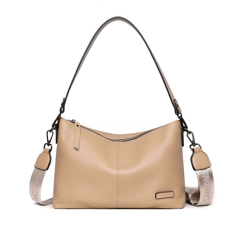 image-Soft Texture Top Layer Soft Cowhide Women's Cross-body Bag