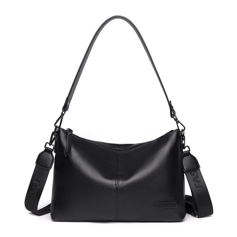 image-Soft Texture Top Layer Soft Cowhide Women's Cross-body Bag