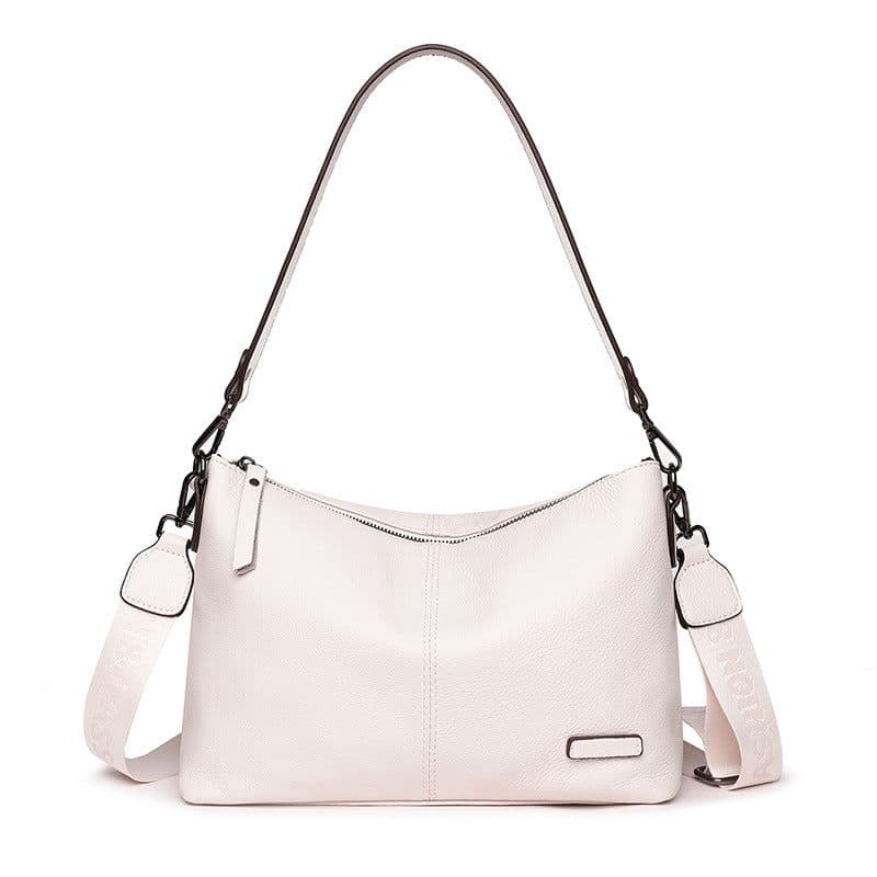 image-Soft Texture Top Layer Soft Cowhide Women's Cross-body Bag
