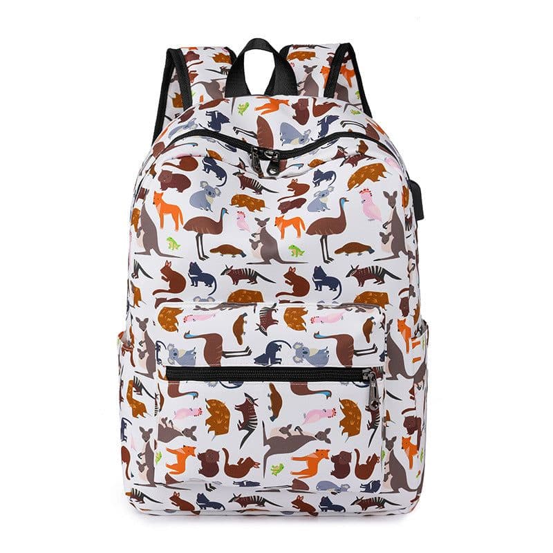 image-Fashion Printed Casual Travel Bag