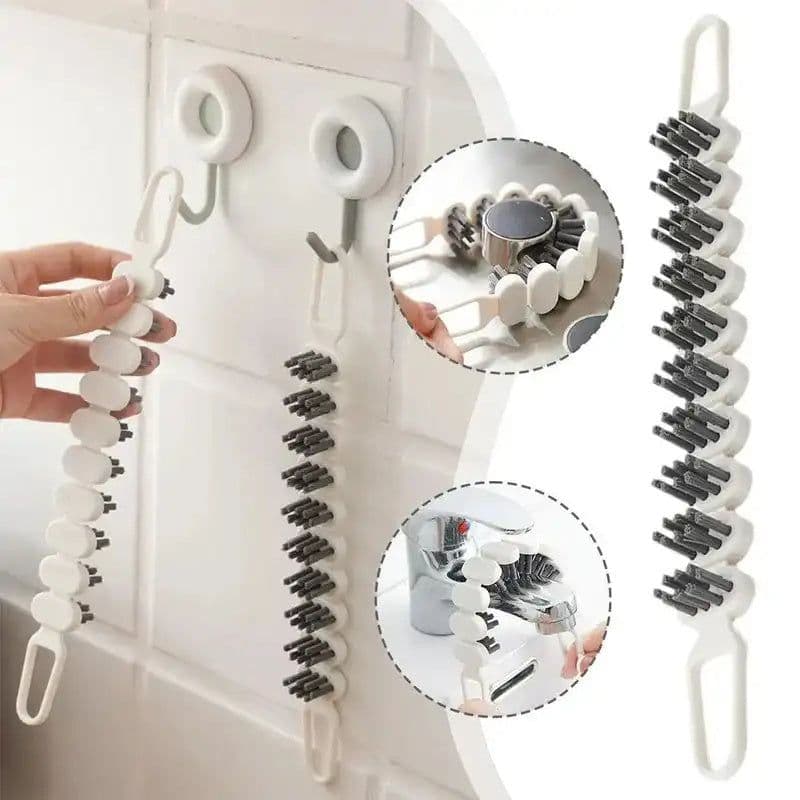 image-Faucet Cleaning Brush Kitchen Oil Stain Remove Brush Bendable Gap Clean Tool Kitchen Bathroom Bathtub Tube Sink Clean Brush Kitchen Gadgets
