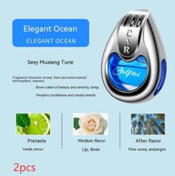 image-Car Vent Water Drop Shape Perfume Aromatherapy