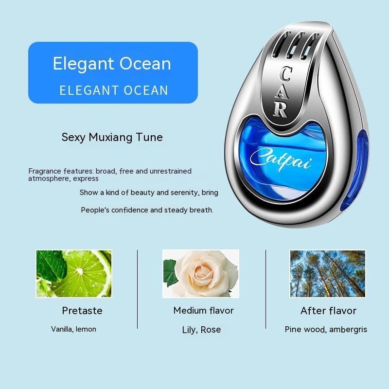 image-Car Vent Water Drop Shape Perfume Aromatherapy
