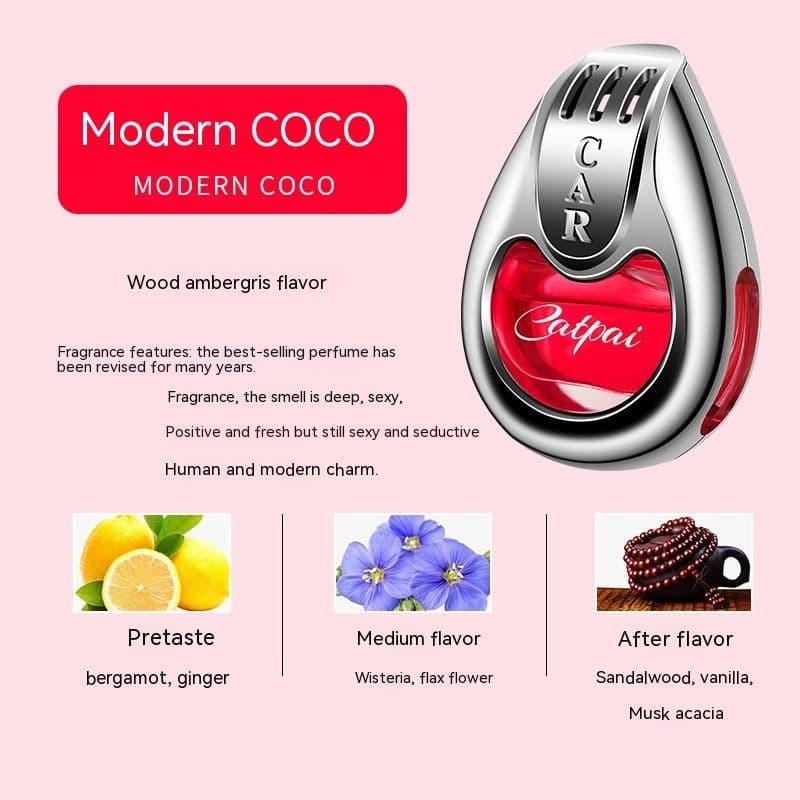 image-Car Vent Water Drop Shape Perfume Aromatherapy