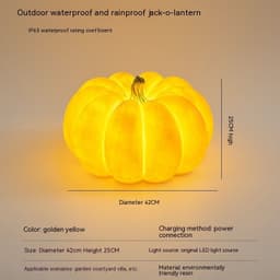 image-Outdoor Solar Pumpkin Lights Rural Farm Creative Luminous Landscape Outdoor Waterproof Courtyard Lawn Lamp Halloween Party Decor Halloween Decorations