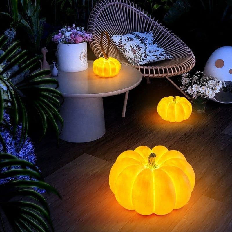 image-Outdoor Solar Pumpkin Lights Rural Farm Creative Luminous Landscape Outdoor Waterproof Courtyard Lawn Lamp Halloween Party Decor Halloween Decorations
