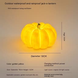 image-Outdoor Solar Pumpkin Lights Rural Farm Creative Luminous Landscape Outdoor Waterproof Courtyard Lawn Lamp Halloween Party Decor Halloween Decorations