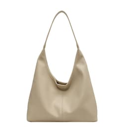 image-2Pcs Handbags Large Capacity Bag Women Underarm Korean Style Soft Pu Leather Shopping Shouder Bags With Small Wallet