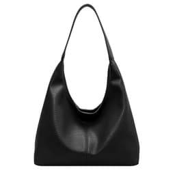 image-2Pcs Handbags Large Capacity Bag Women Underarm Korean Style Soft Pu Leather Shopping Shouder Bags With Small Wallet