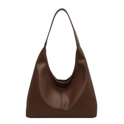 image-2Pcs Handbags Large Capacity Bag Women Underarm Korean Style Soft Pu Leather Shopping Shouder Bags With Small Wallet