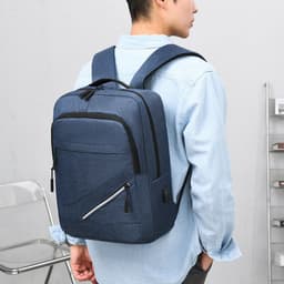 image-Men's Fashion Casual Multi-functional Large-capacity Backpack