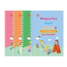 image-Children's Groove English Calligraphy Practice Board French German Painting Magic English Stickers Copy Control Pen Training Book