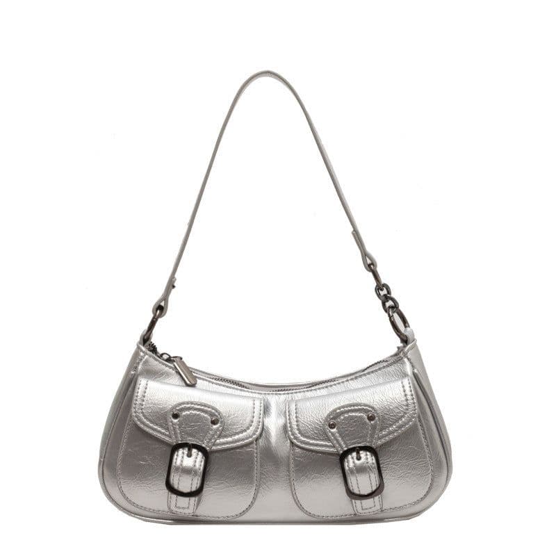image-Women's Retro Simple Casual Messenger Bag