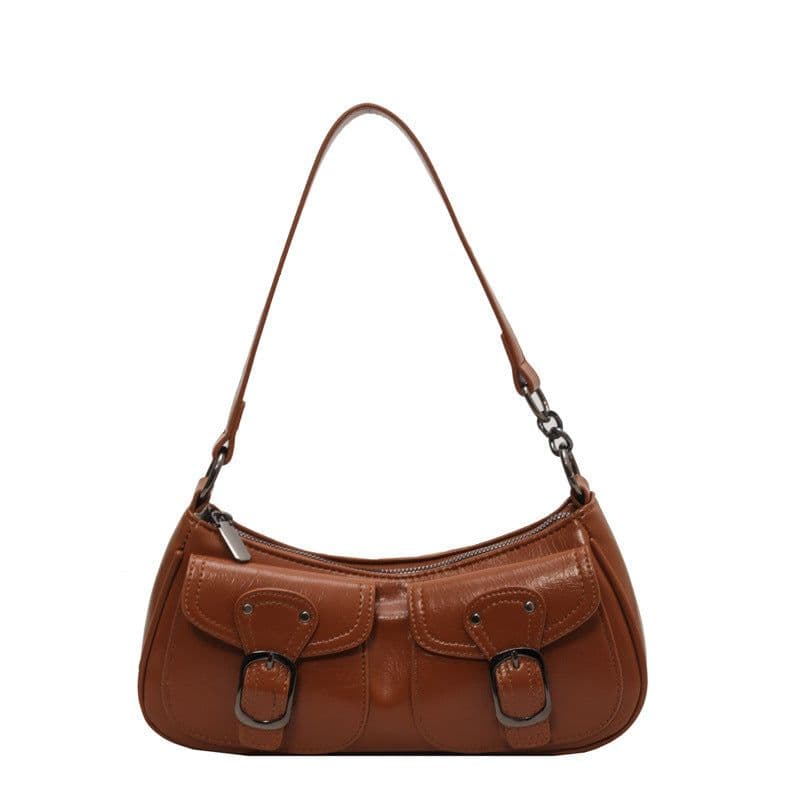 image-Women's Retro Simple Casual Messenger Bag