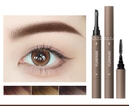 image-Eyebrow Pencil With Brush Waterproof Smear-proof