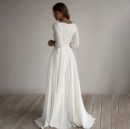 image-Long Temperament Commute Slim-fit Banquet Wedding Evening Dress